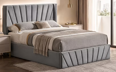 ifdc-if-5870-grey IF 5870 (Grey) - 60" Queen Lift Bed
