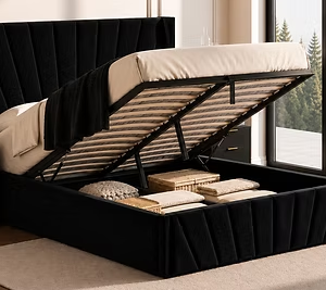 IF 5873 (Black) - 60" Queen Lift Bed