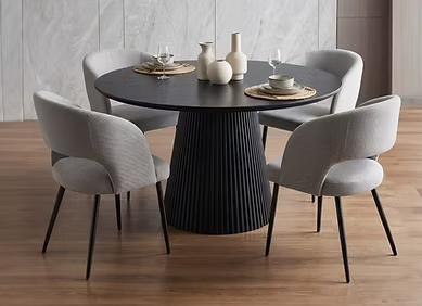 ifdc-t-1642-c-1645 T-1642/C-1644 - 5Pc Dining Set (Beige Chairs)