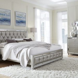 Luna Glam Modern 7 Piece Double Bedroom Suite