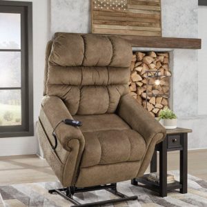 Mopton Powerlift Recliner (Saddle) By Ashley Signature