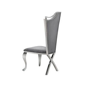 Ella Grey Dining Chair in Silver Sold in set of 2