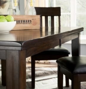 Haddigan Dining Table and 6 Chairs Ashley Signature