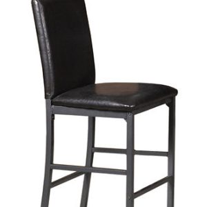 Set of 4 Stools Liberty Black Stool and Gun Metal Legs. $124.99 Each