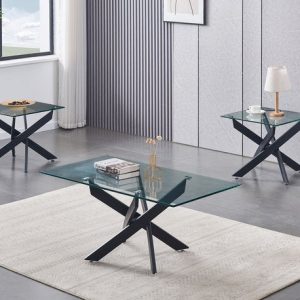 Mason X Black Coffee Table