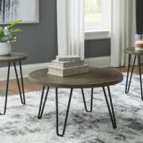 Hadasky Two-Tone Coffee Table Set By Ashley Signature