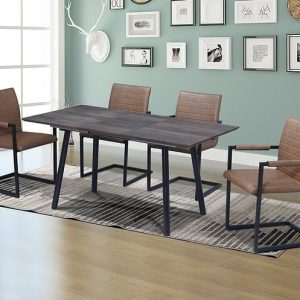 Evan Wood Table With Table Leaf