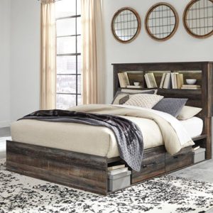 Drystan King Panel Bed with 4 Storage Drawers by Ashley Signature