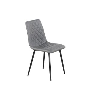 Set of 6 Lucy Upholstered MCM Chairs Grey $119.99 Each