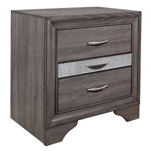 Harper King 8 Piece Storage and Sparkle Bedroom Set