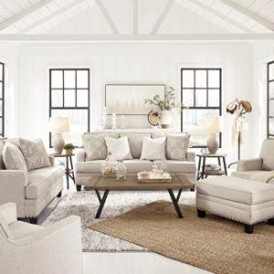 Claredon Sofa, Loveseat, Chair and Ottoman by Ashley Signature