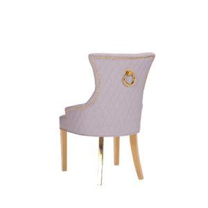 Seana Beige Velvet Gold Metal Chair Set of 2 $239.99 EACH
