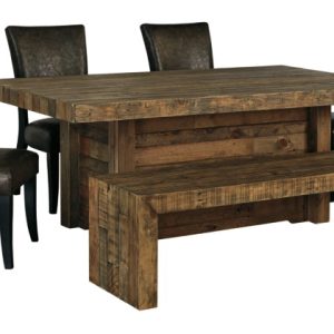 Signature Design by Ashley Sommerford Large Dining Room Bench in Brown