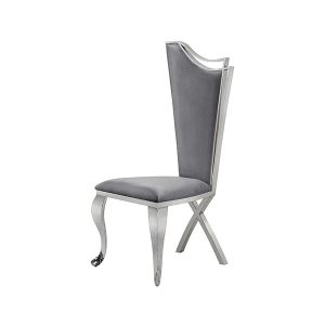 Ella Grey Dining Chair in Silver Sold in set of 2
