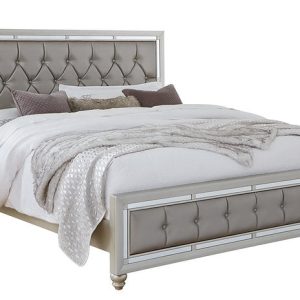 Luna Glam Modern 7 Piece Double Bedroom Suite