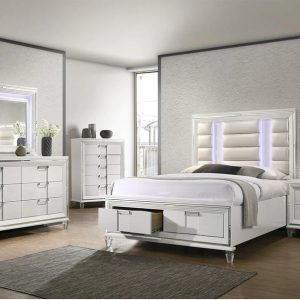 Twenty Nine Dove White King 8 Piece Bedroom Suite