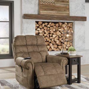 Mopton Powerlift Recliner (Saddle) By Ashley Signature