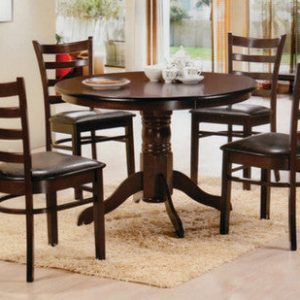 Grove 5 Piece Round Wood Dining Set