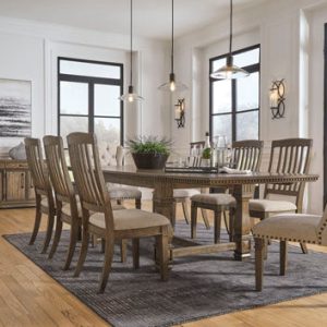 Markenburg Dining Table and 8 Chairs with Storage by Ashley Signature
