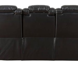 Party Time Power Reclining Sofa in Midnight by Ashley Signature