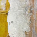 "Golden Mountains" Framed Canvas Hand Painted Artwork