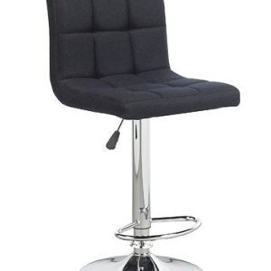 Set of 2 Jayda Charcoal Fabric Bar Stool $129.99 Each