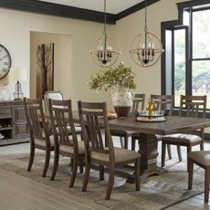 Wyndahl Dining Table and 8 Chairs by Ashley Signature