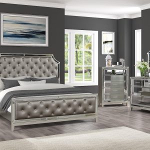 HARMONY - KING Bedroom Complete Set - SILVER