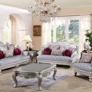 Stella 3 Piece Fabric Living Room Set
