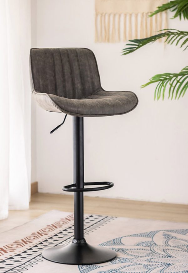 Sherali Barstool in Grey (Set of 2)