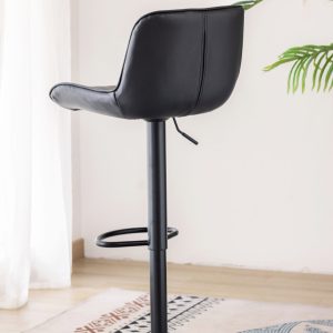 Sherali Barstool in Black (Set of 2)