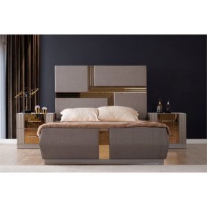 LORENZO Queen Bedroom Complete Set - Grey