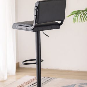 Paskal Barstool in Black (Set of 2)